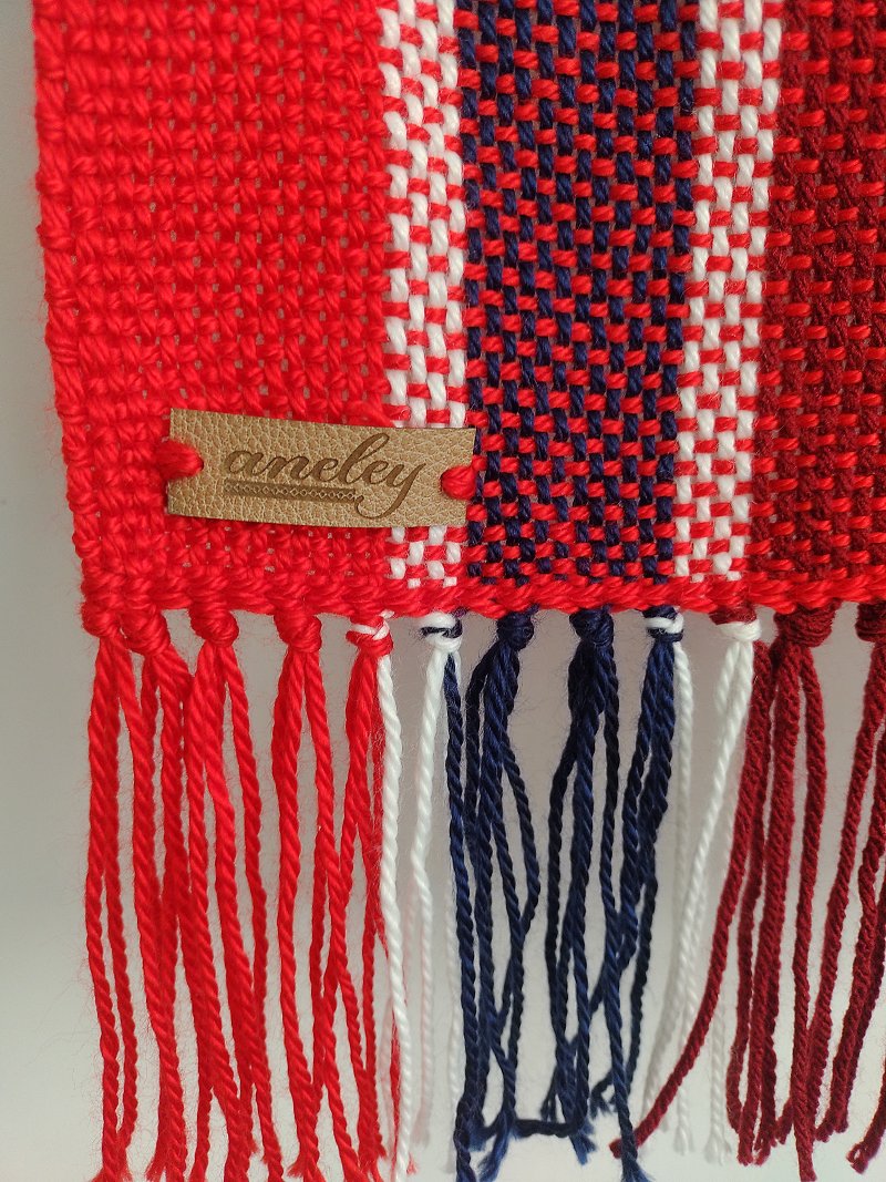 Pashminas Kelu tejidas en telar artesanales